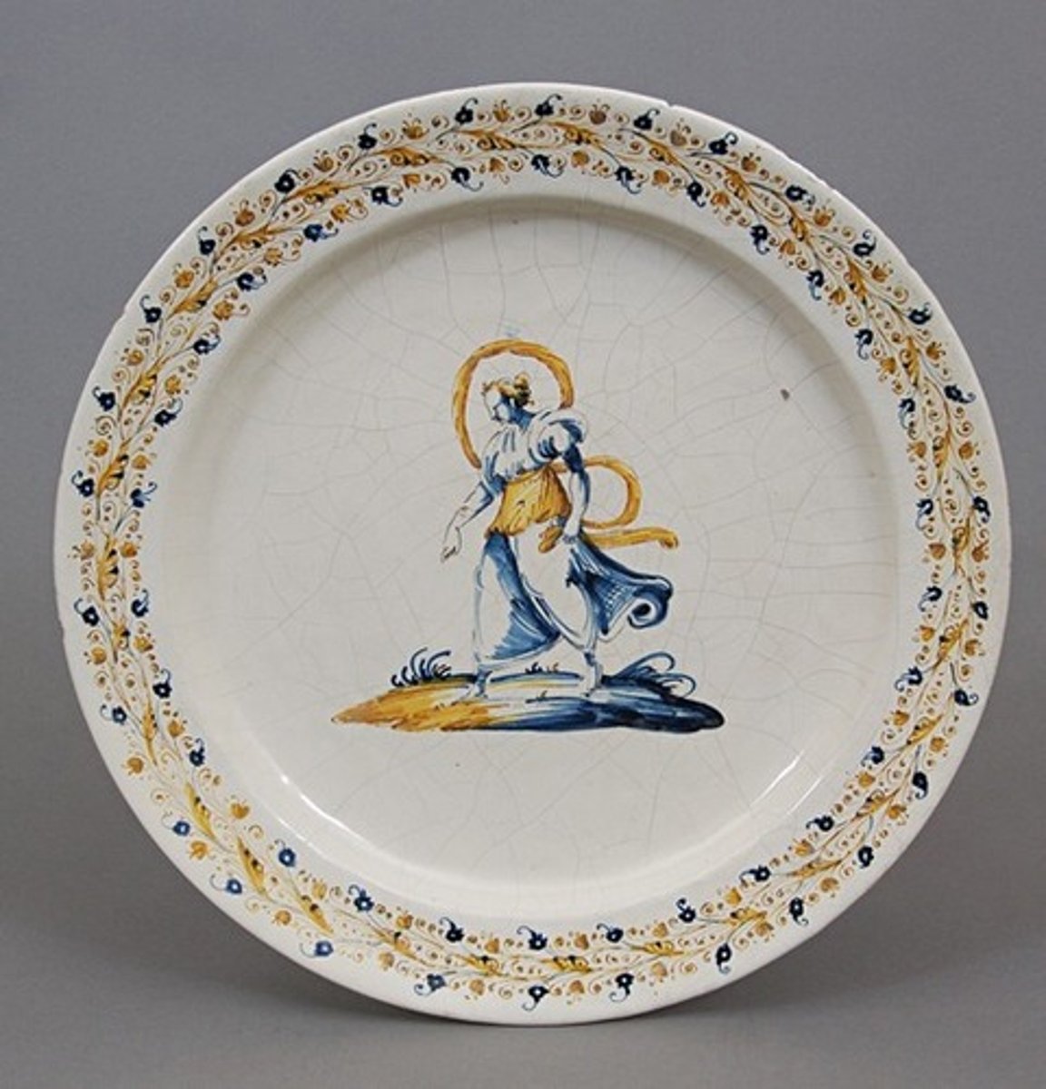 <p>Lightly decorated white wares made in Faenza which continued the tradition of fine craftsmanship and tradition of new designs after the decline of maiolica.</p>