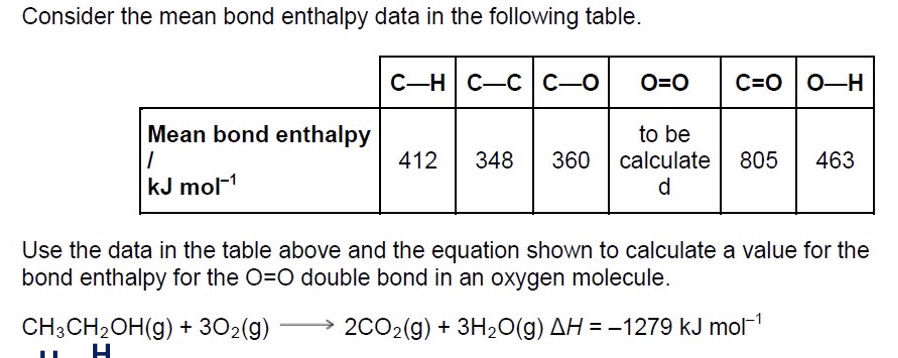 <p>rearranging bond enthalpy calculations </p>