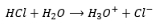 <p>produces H+ ions by dissociation </p>