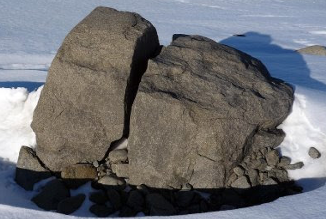 <p>what type of weathering caused this</p>