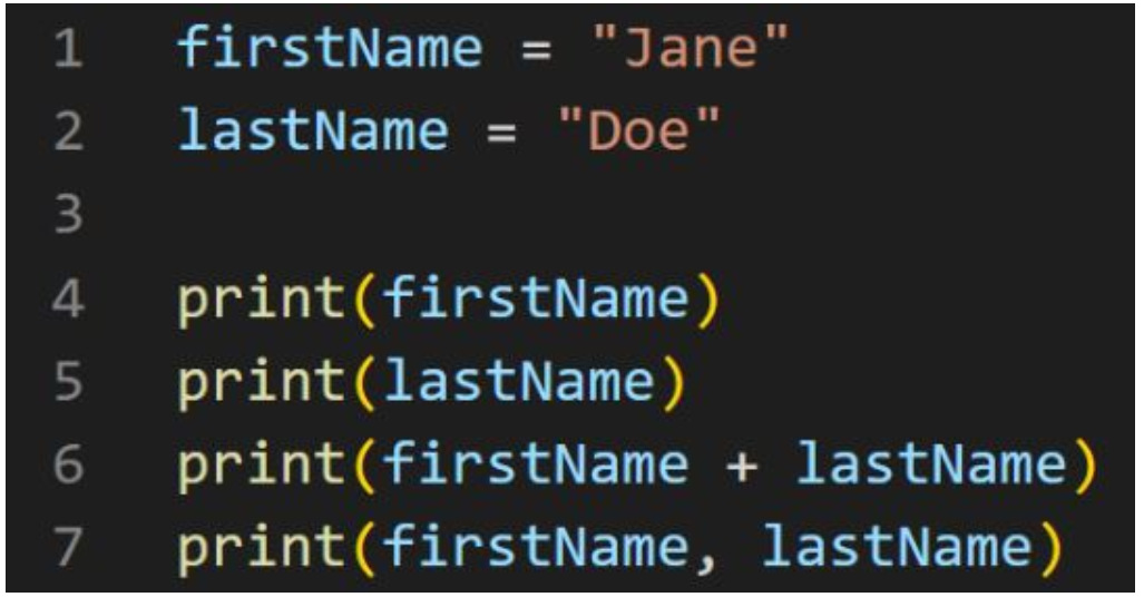 <p>What is the output of line 1?</p>