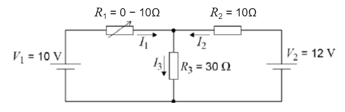 <p>State an explain what happens to pd over R2 as potential difference over R1 is gradually increased</p>