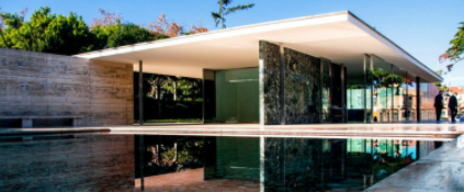 <p>The Architect of German Pavilion at Barcelona Internation Trade Fair, aka Barcelona Pavilion</p>