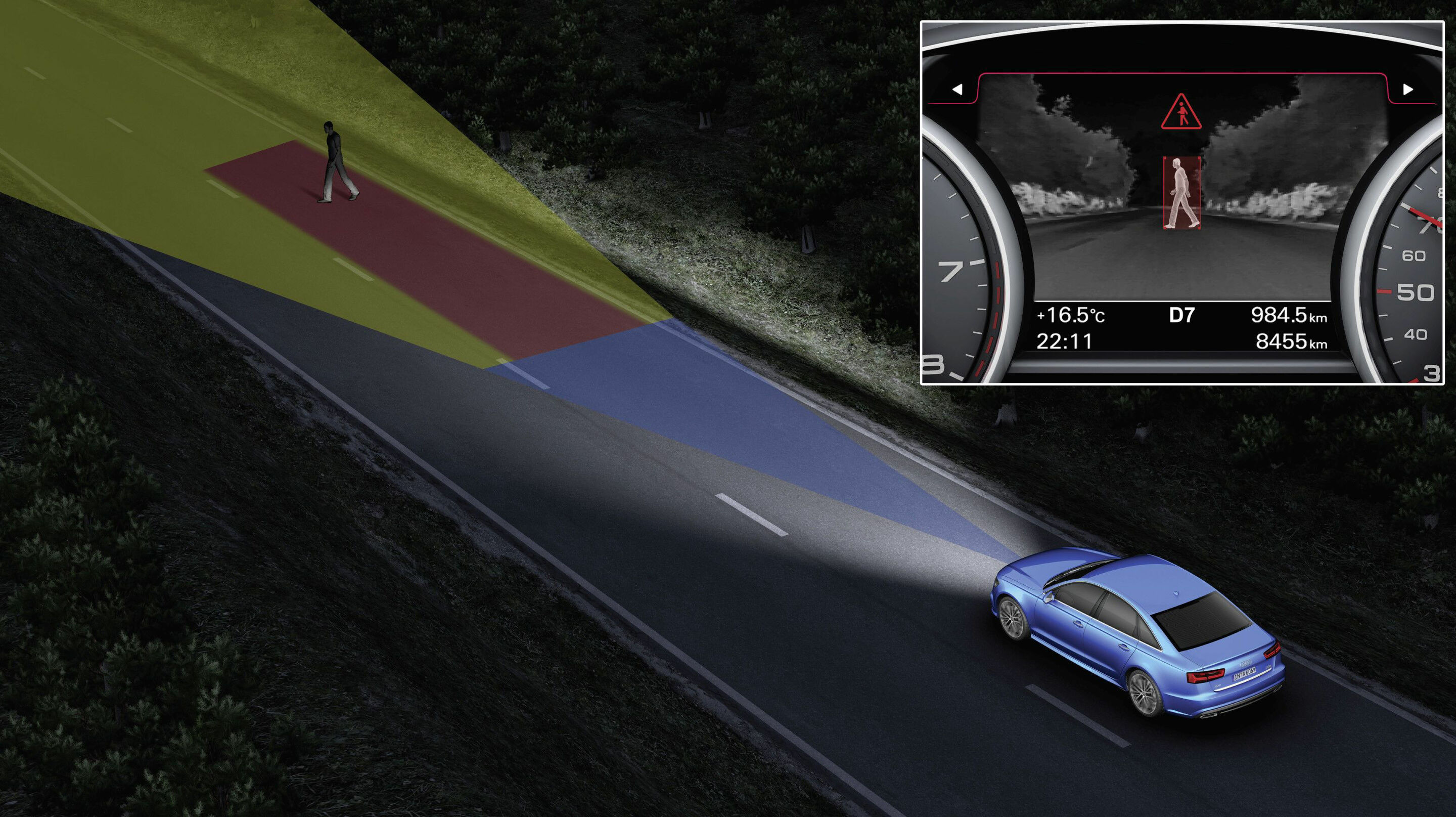 <p>Asistente de visión nocturna (Night Vision Assist)</p>