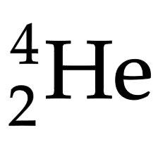 <p>Helium nucleus of two protons/ neutrons</p><ul><li><p>strong ionising power</p></li><li><p>weak penetrating power (paper/ skin)</p></li><li><p>range of 5cm</p></li></ul><p></p>