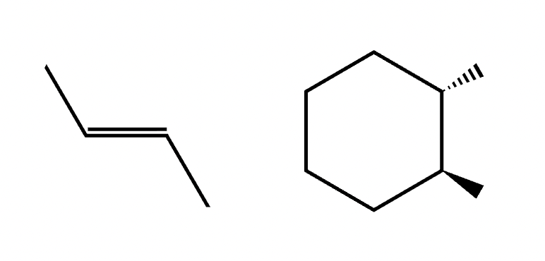 <p>An isomer where two identical groups are located on opposite sides of a rigid structure, such as a double bond or a ring</p>