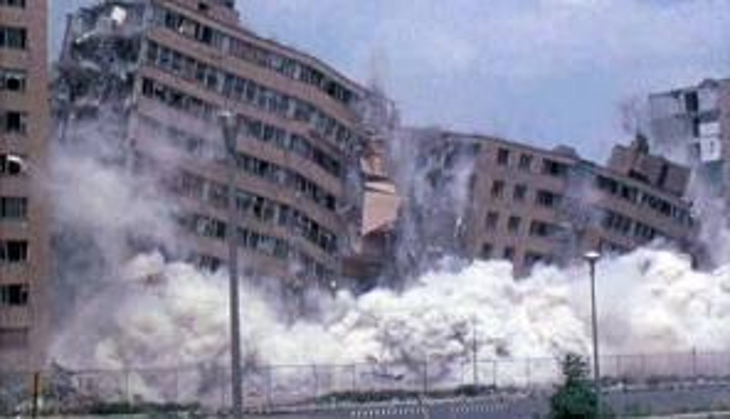 <p>to collapse, fall down</p>