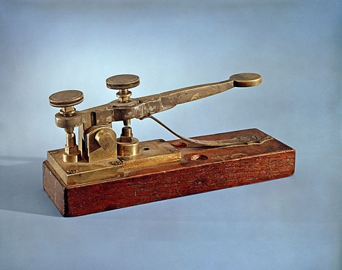 <p>invented the telegraph and Morse Code</p>