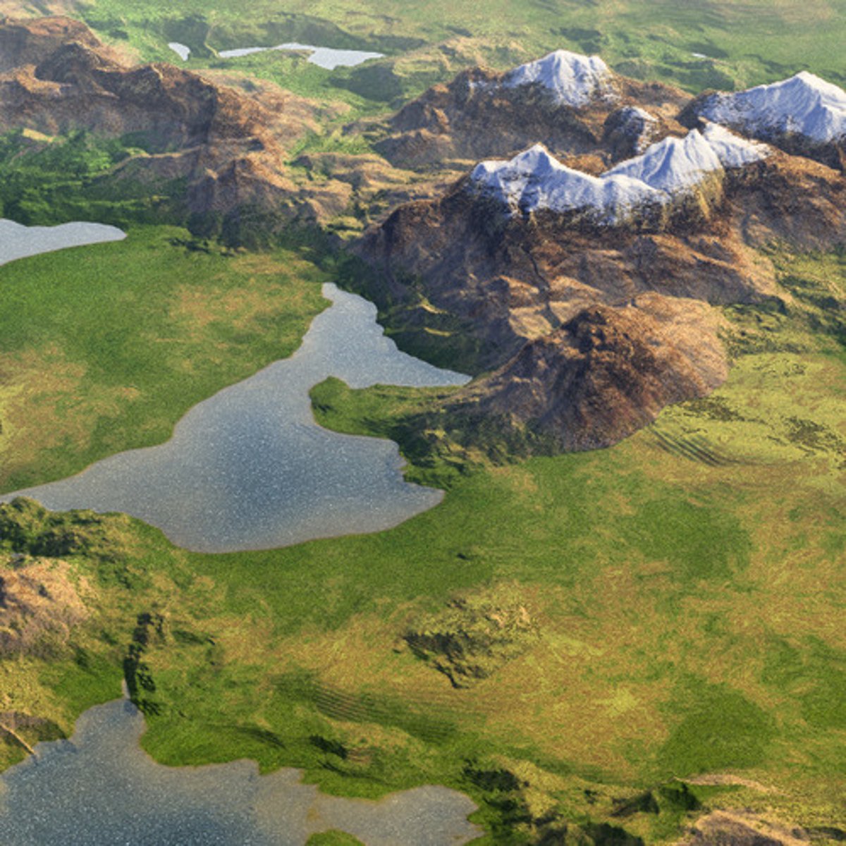 <p>n.地势，地形</p>