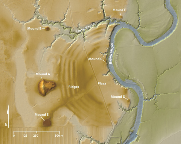 <p>3.2 LIDAR of Poverty Point Site (Mounds and Embankments)</p>