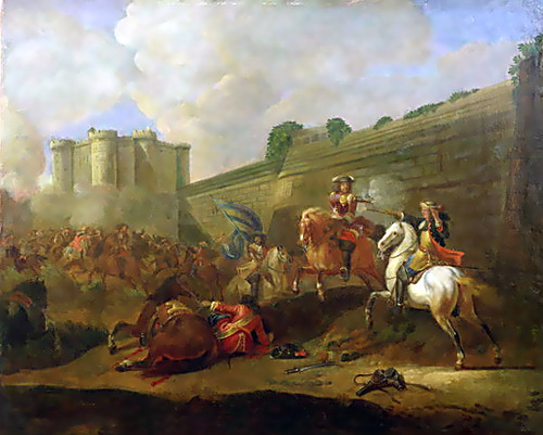 <p>series of violent uprisings during the early reign of Louis XIV (1648 - 1653) caused by growing royal control and increased taxation; inspired Louis XIV to take total political control in fear of a future uprising</p>