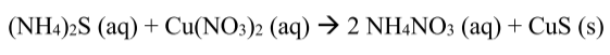 <p>A balanced equation showing the complete chemical formulas of reactants and products</p>