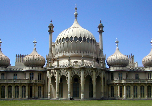 <p>Brighton Pavilion&quot; 1815  (Indian Gothic)</p>