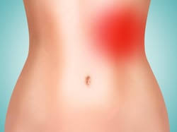 <p>-stomach, spleen, pancreas, left kidney, left adrenal gland, and parts of the colon and liver</p>