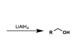 <p>what molecules convert to primary alcohols with reduction by LiAlH<sub>4</sub>?</p>