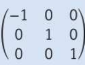 <p>what does this matrix represent &amp; what are its invariant points/ is there an invariant line?</p>