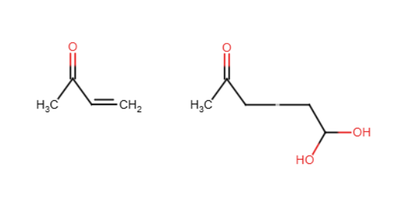 <p>A nucleophile is added to the beta carbon</p>