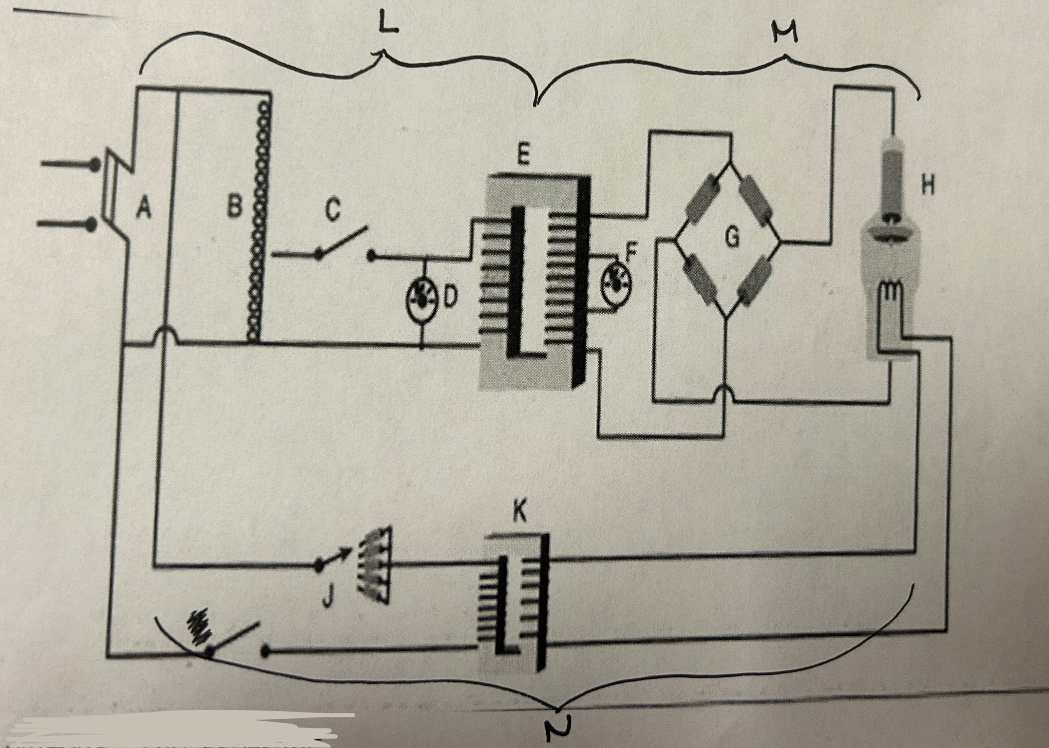 <p>What is letter L?</p>