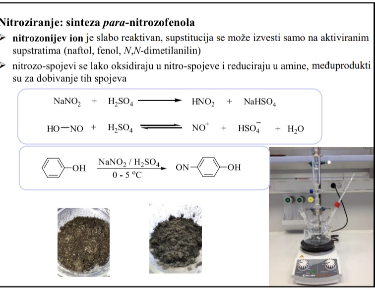 <p>Nitrozo-spojevi se lako oksidiraju u nitro-spojeve i reduciraju u amine, meduprodukti su za dobivanje tih spojeva</p>