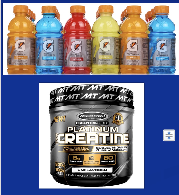 <p><strong><span>-Carbohydrate availability:&nbsp;</span></strong><span>feeding before/during competition</span></p><p><span>*in any sport can become carb deficient; likely if over 1 hour</span></p><p><span>-</span><strong><span>Creatine:&nbsp;</span></strong><span>important for energy production during power/speed events</span></p>