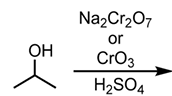 <p>Chromic Acid Oxidation of a 2o Alcohol to a ketone</p>
