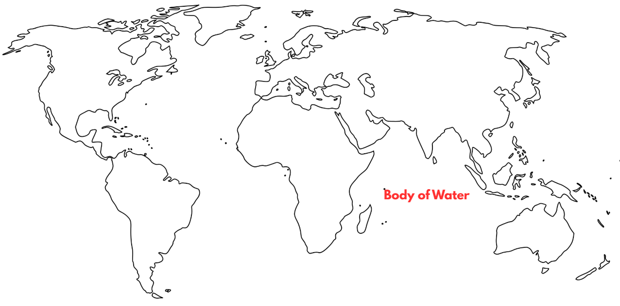 <p>What is the body of water?</p>