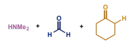 <p>which reagent enolises? show the formation of the enol</p>