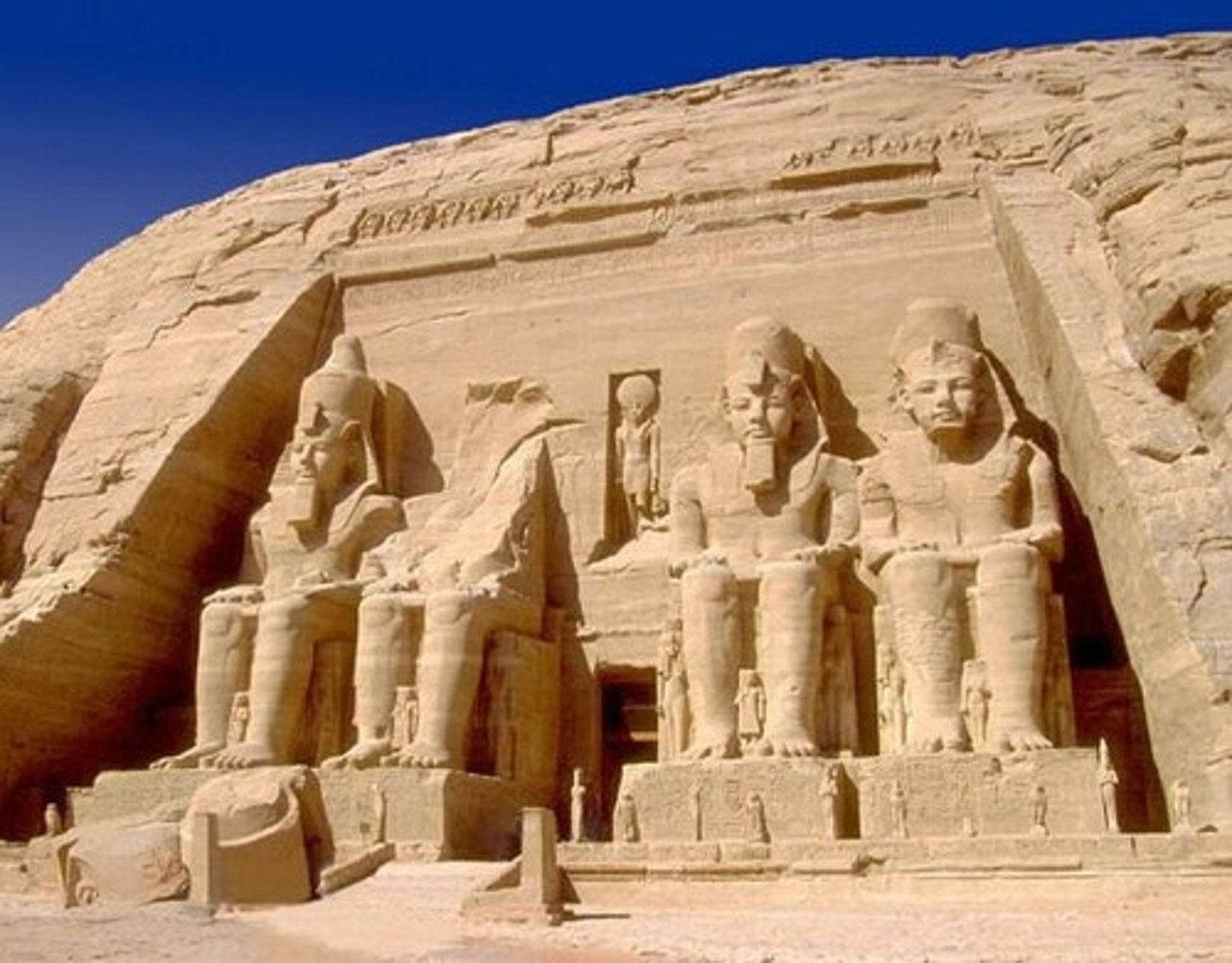 <p>what are the Abu Simbel temples made of and its significance</p>