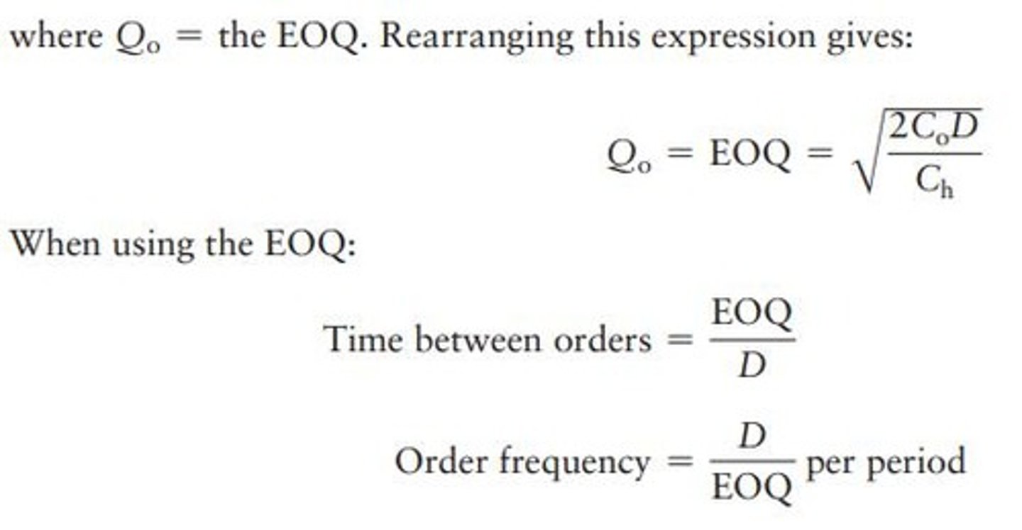 <p>Formula for how much of a specific item to order</p>