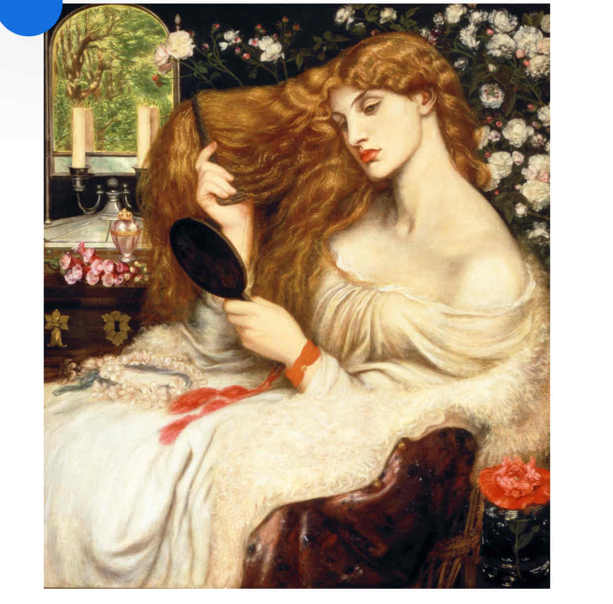 <p><span>Danter Gabriel Rossetti painting</span></p>