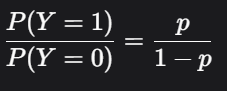 <p>Odds are defined as the ratio of the probability of an event occurring to the probability of it not occurring.</p>