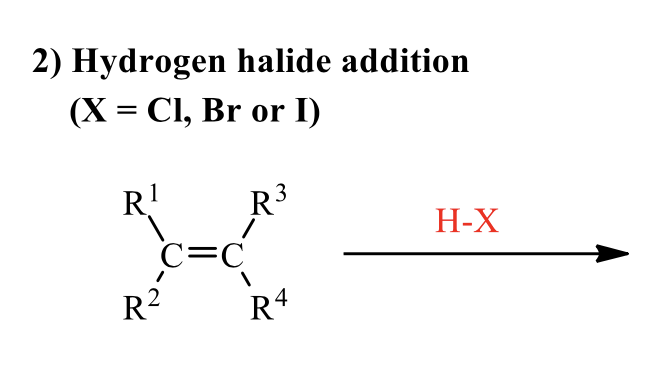 <p>what is the product of this alkene rxn</p>