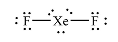 <p>Linear ( 5 electrons) 180°</p>