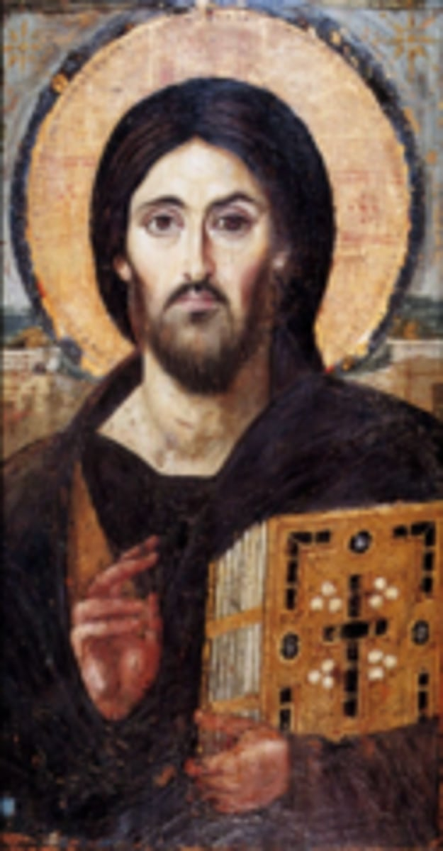 <p>describe the icon of christ and its significance</p>