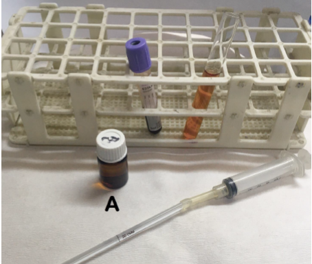 <p>What are the components of the reagent blank in this method?</p>