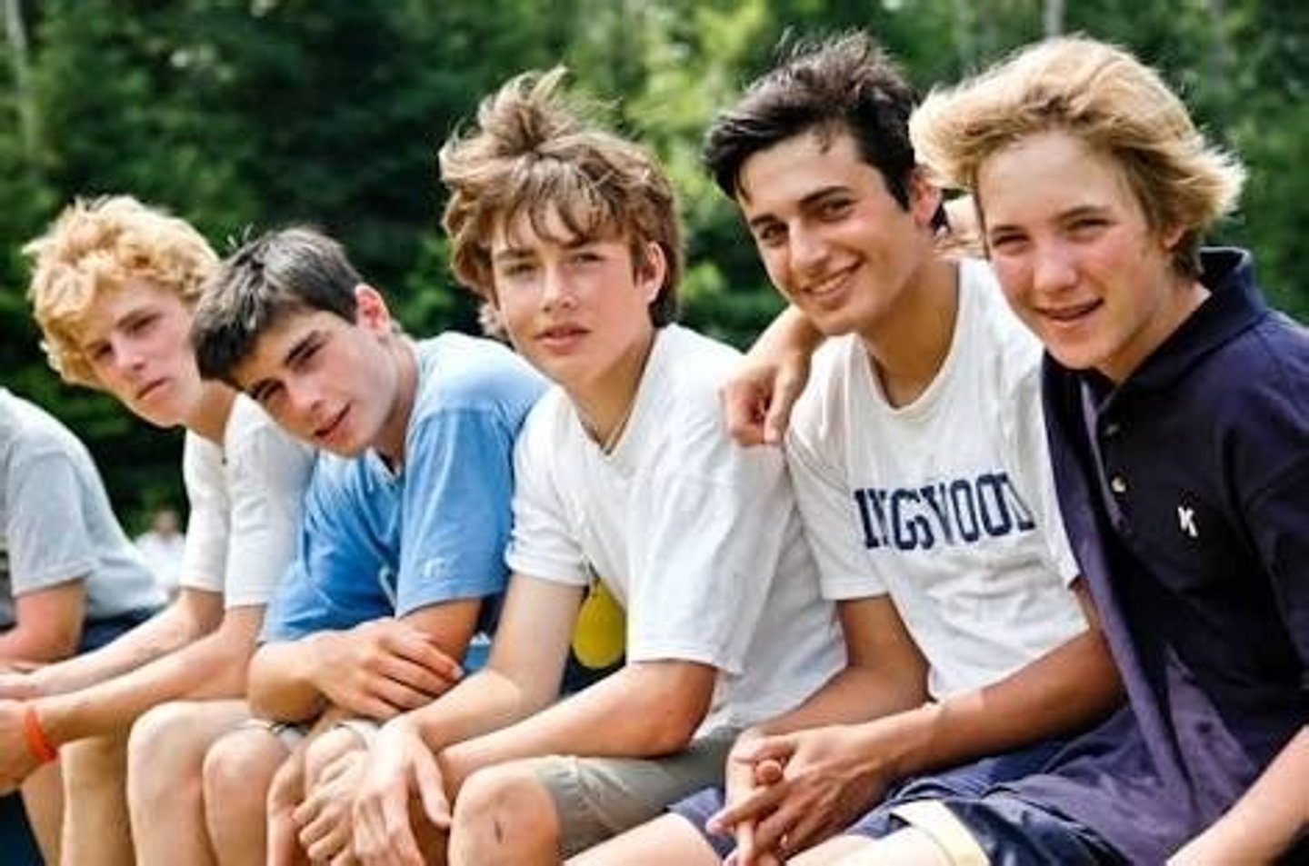 <p>I go out with the boys on Fridays.</p>