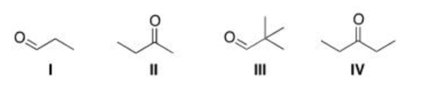 <p>any compound that contains a carbonyl group C=O</p>
