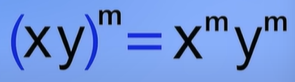 <p>What is the name of the law of exponents shown?</p>