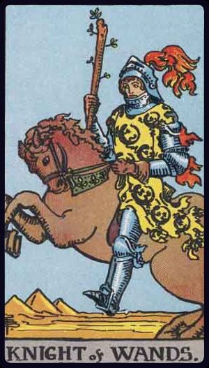 <p>KNIGHT OF WANDS</p>