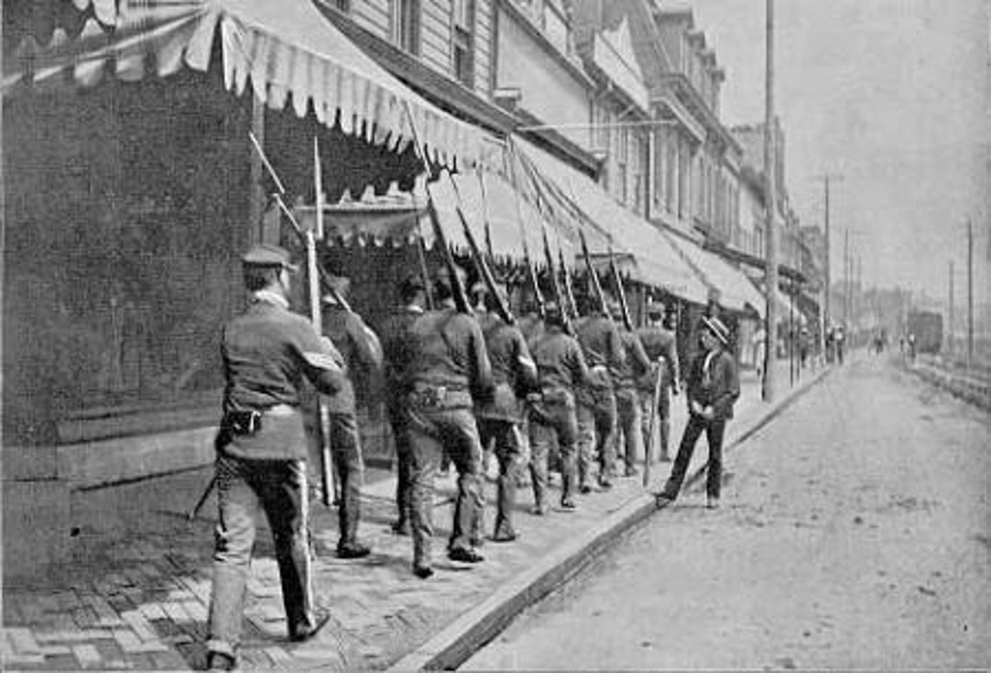 <p>1892 steelworker strike near Pittsburgh against the Carnegie Steel Company. "Scab" labor was brought in to force an end to the strike. Violence also took place here.</p>