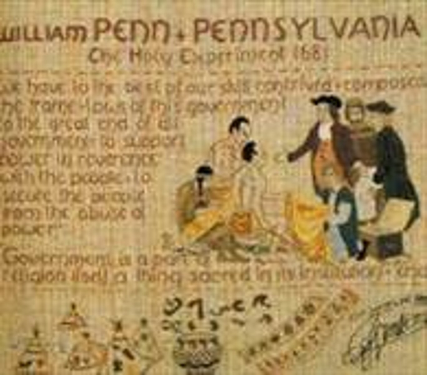 <p>William Penn wanted a colony to provide a religious refuge for Quakers and other persecuted people, enact liberal ideas in government, and generate income and profits for himself. (p. 34)</p>