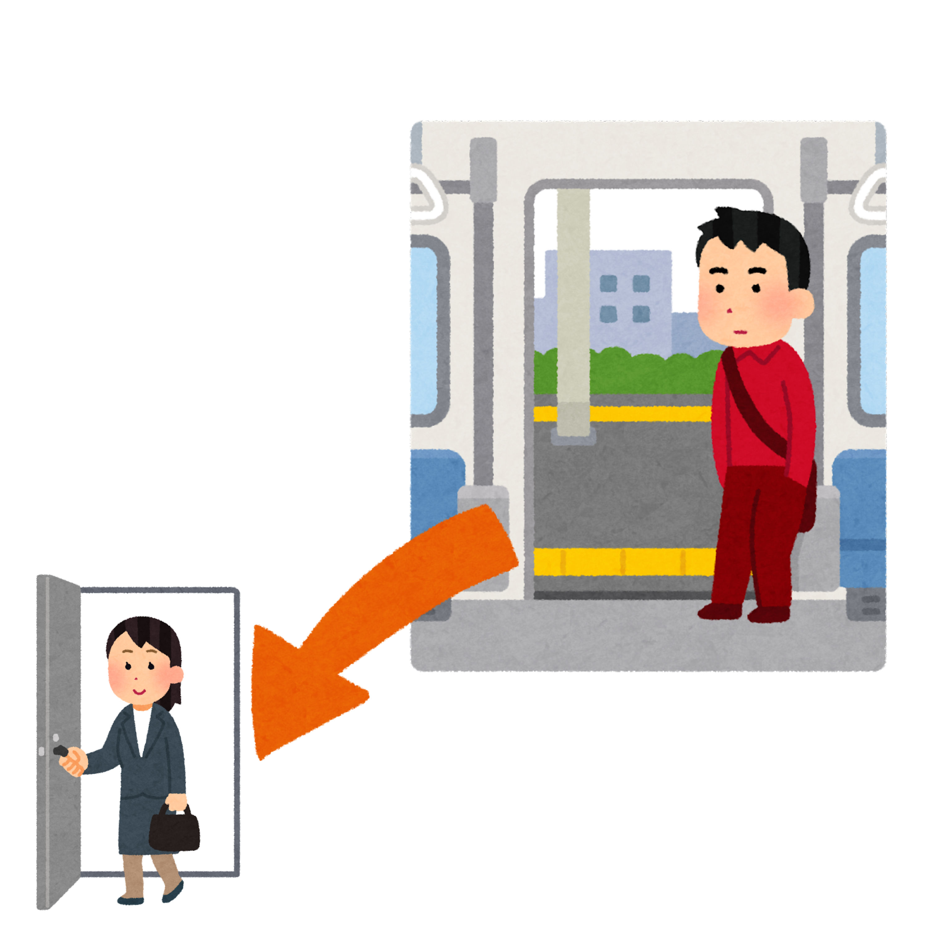 <p>to get off</p>