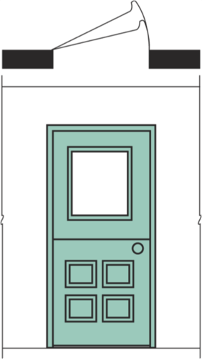 <p>Door consisting of two separate leaves, one above the other, this leaves may operate independently or together</p>