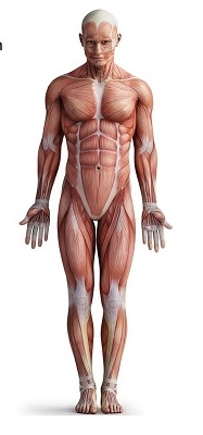 <p>Standard position: body erect, feet apart, palms facing forward, thumbs outward.</p>