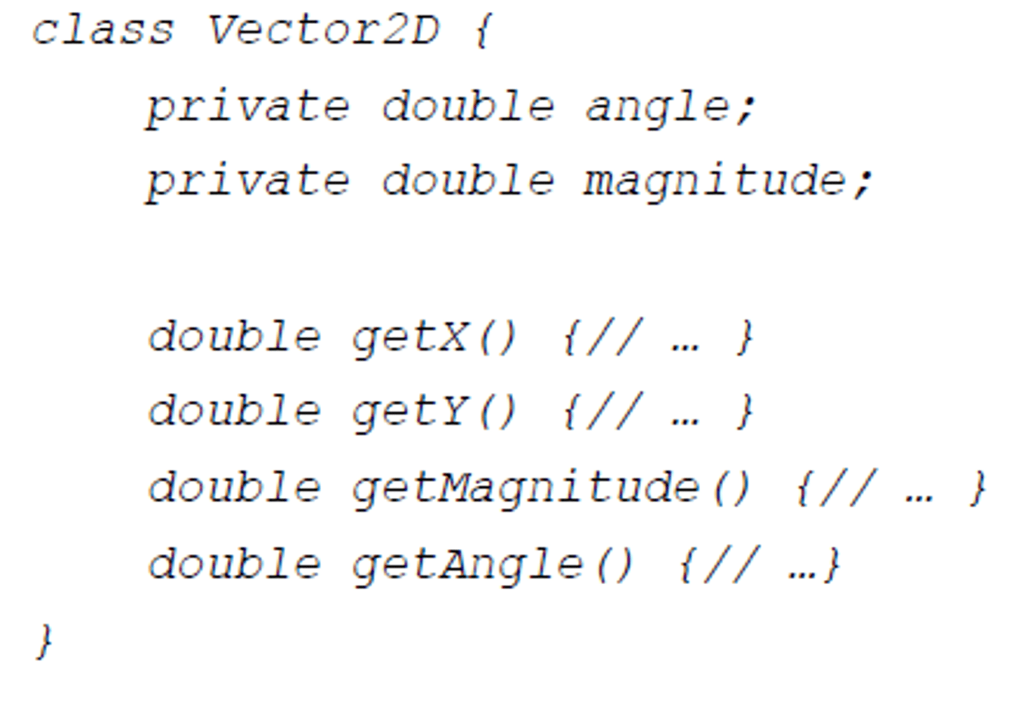 <p>Zustand wird in Objekt gekapselt und von Zugriff von aussen geschützt</p><p>anstatt Wert an sich zu übergeben, wird nur eine Message "ein Papier mit der Info drauf" weitergegeben -> getter-Methode</p>
