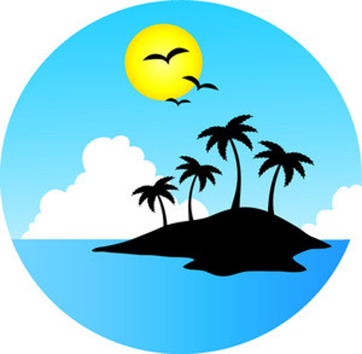 <p>une île</p>