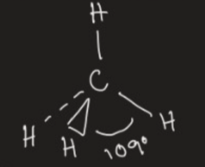 <p>Name the shape and bond angle:</p>