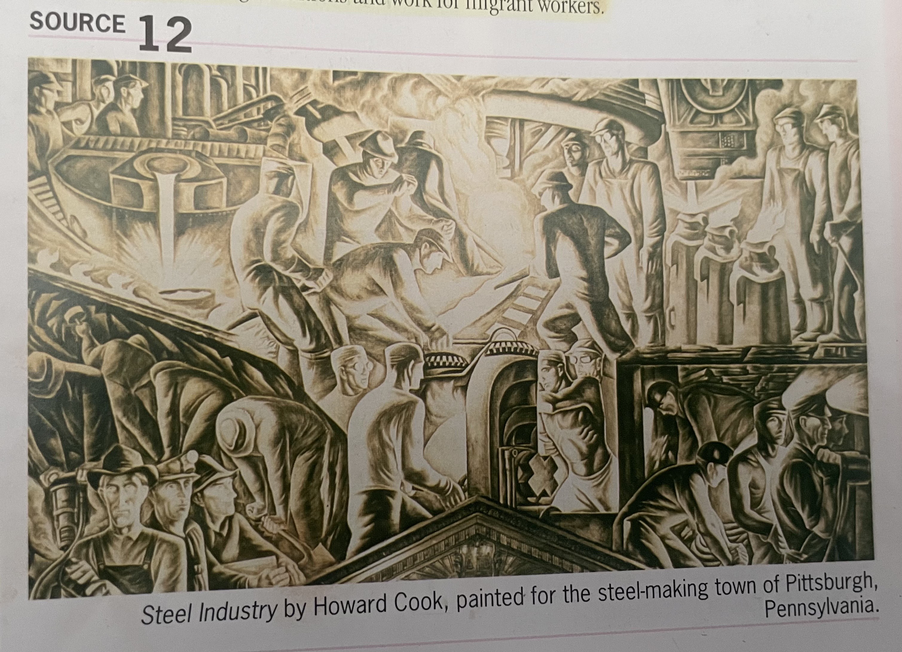 <p>What impression of the New Deal does Source 12 attempt to convey?</p>