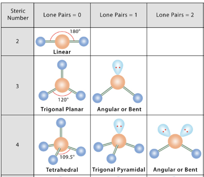 <p>lone pairs cause different names</p><p></p>