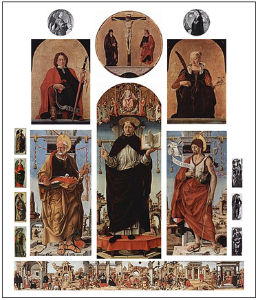 <p><strong>Polittico Griffoni (San Petronio, Cappella Griffoni, Bologna, oggi alla National gallery, Londra)</strong></p>